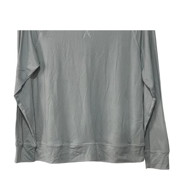 FLORA NIKROOZ WOMENS SMALL LIGHTWEIGHT LONG SLEEVE PAJAMA TOP ONLY GREY - Picture 6 of 12